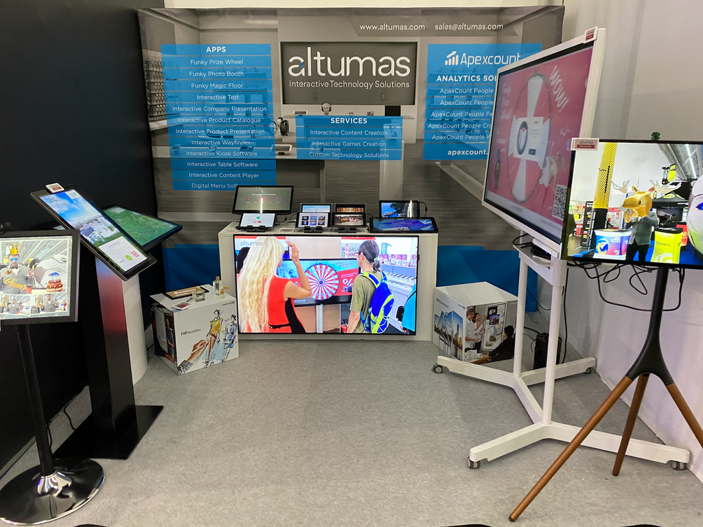 ALTUMAS įmonė pristatė interaktyvų produkto sprendimą su SENSUM HOME EUROSHOP parodose