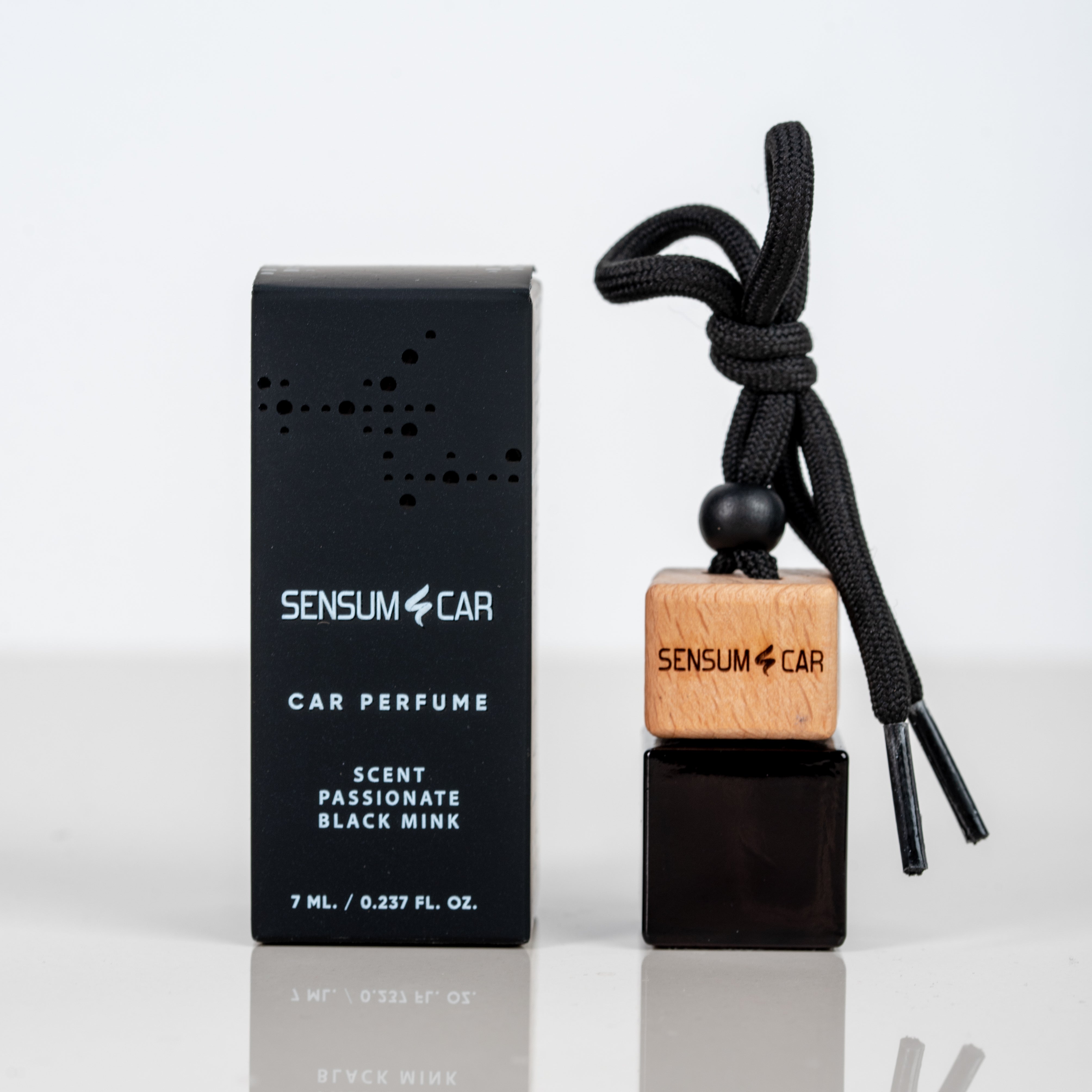SENSUM CAR Luxury Perfume with hanging bottle - PASSIONATE BLACK MINK